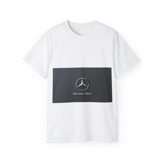 Mercedes-Benz Unisex Ultra Cotton Tee, Casual Car Enthusiast Shirt, Automotive Gift, Cool Summer Wear, Iconic Logo T-Shirt
