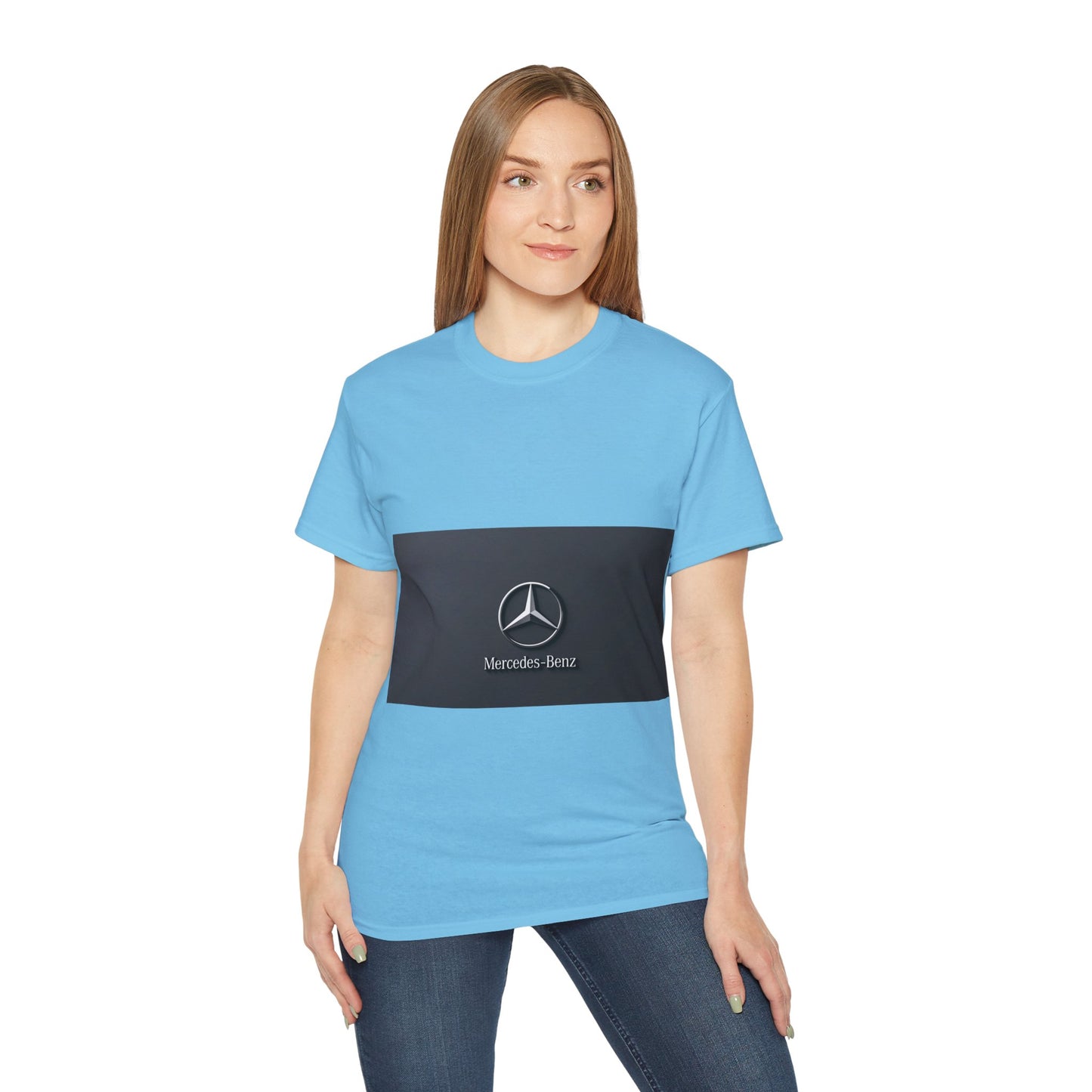 Mercedes-Benz Unisex Ultra Cotton Tee, Casual Car Enthusiast Shirt, Automotive Gift, Cool Summer Wear, Iconic Logo T-Shirt