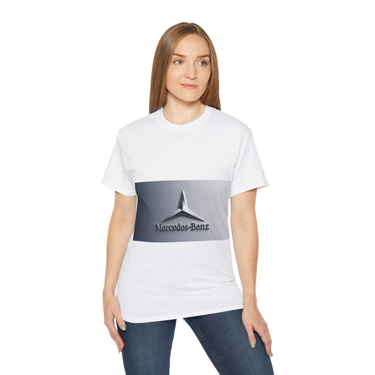 Mercedes-Benz Logo Unisex Ultra Cotton Tee, Car Enthusiast Gift, Casual Wear, Automotive Apparel, Graphic T-Shirt