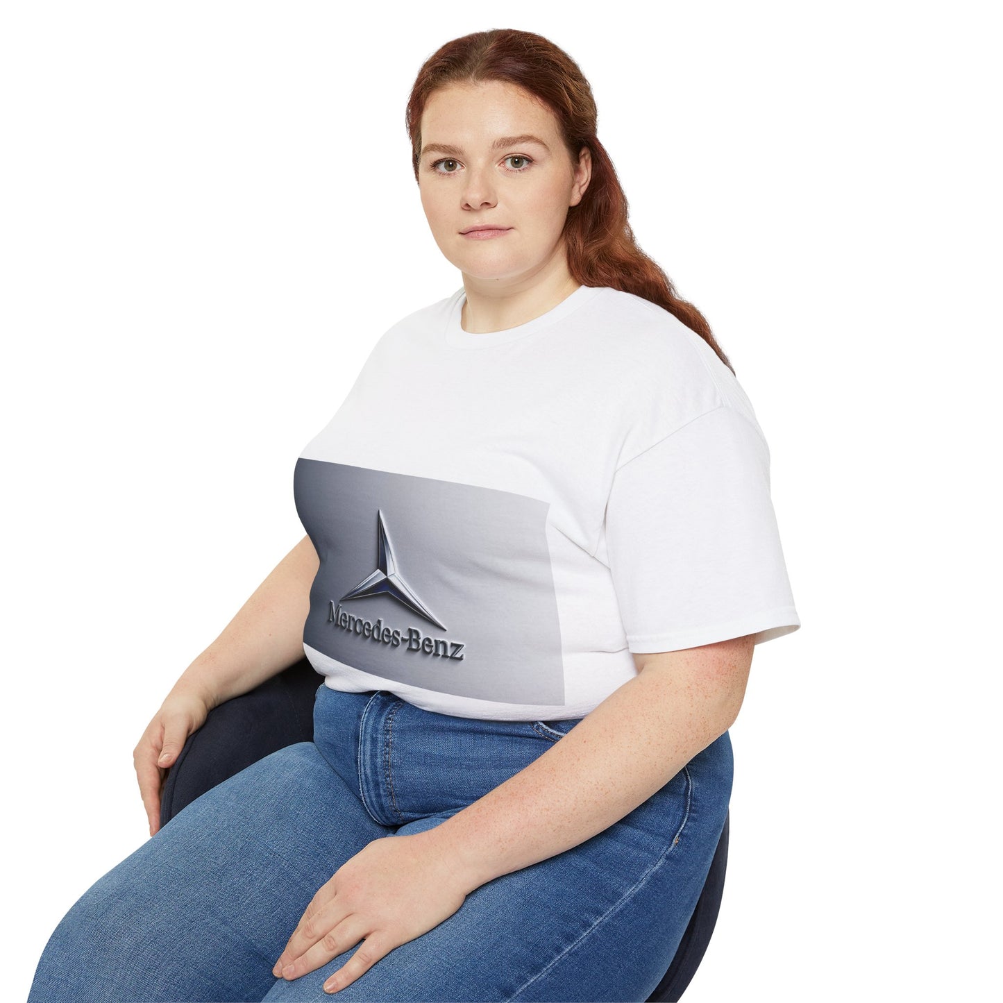 Mercedes-Benz Logo Unisex Ultra Cotton Tee, Car Enthusiast Gift, Casual Wear, Automotive Apparel, Graphic T-Shirt