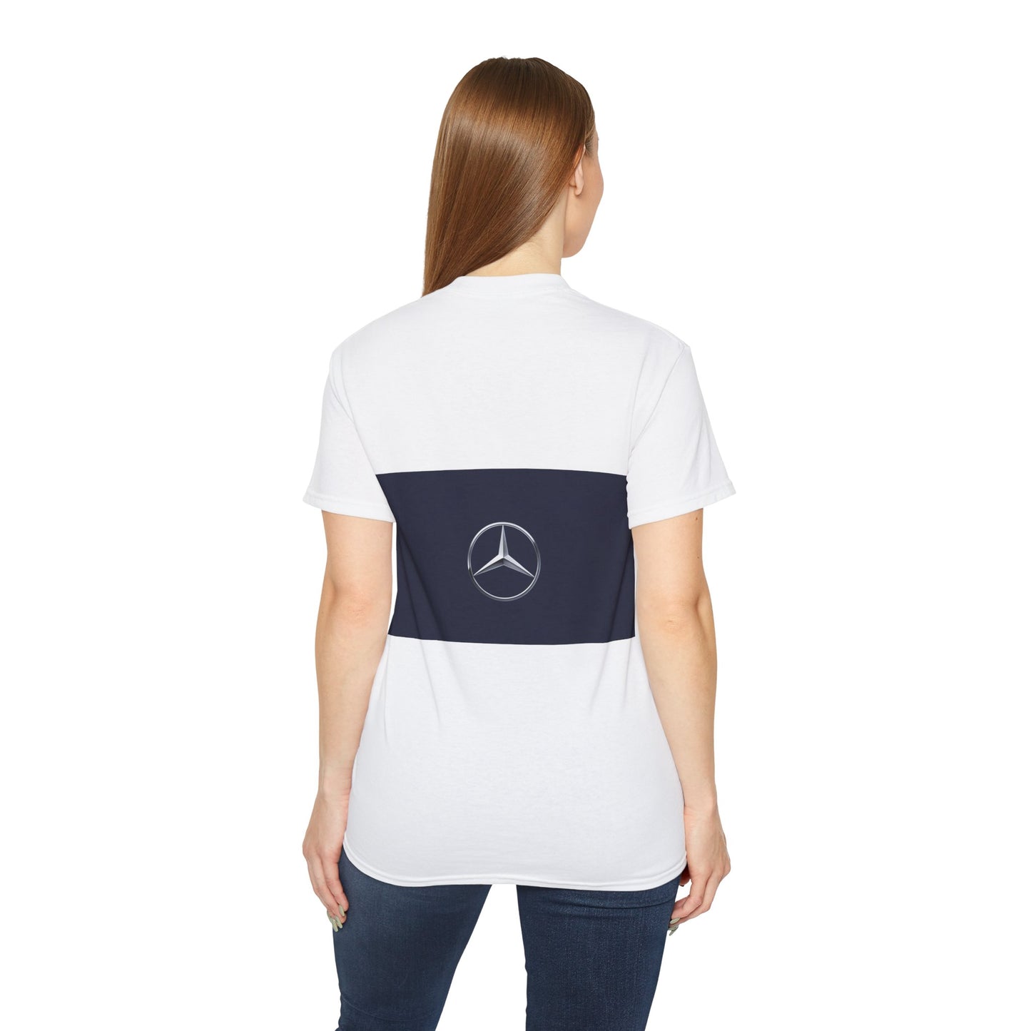 Mercedes-Benz Logo Unisex Ultra Cotton Tee, Car Enthusiast Gift, Casual Wear, Automotive Apparel, Graphic T-Shirt