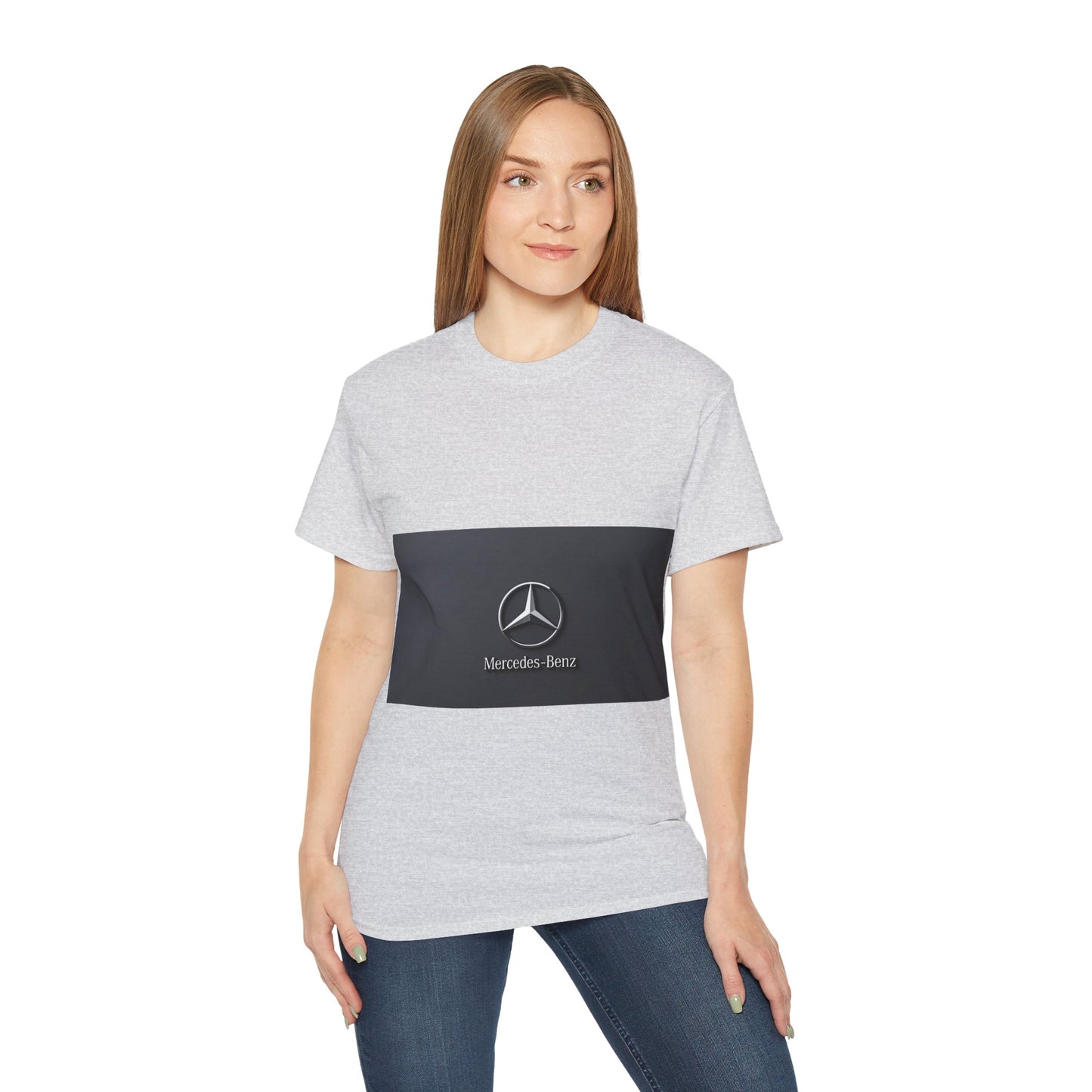 Mercedes-Benz Unisex Ultra Cotton Tee, Casual Car Enthusiast Shirt, Automotive Gift, Cool Summer Wear, Iconic Logo T-Shirt