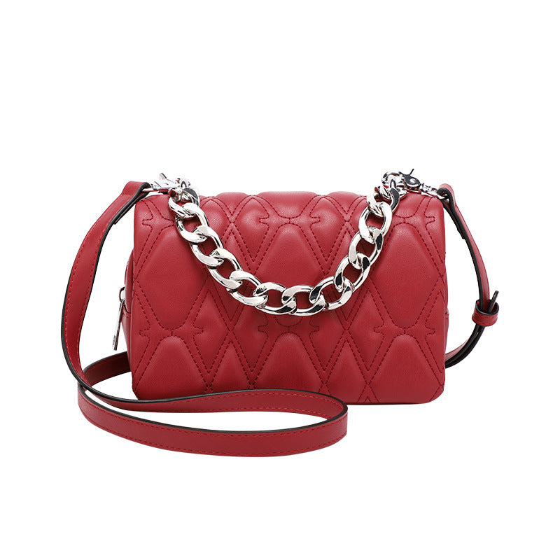 Lingge Western style chain single-shoulder messenger bag