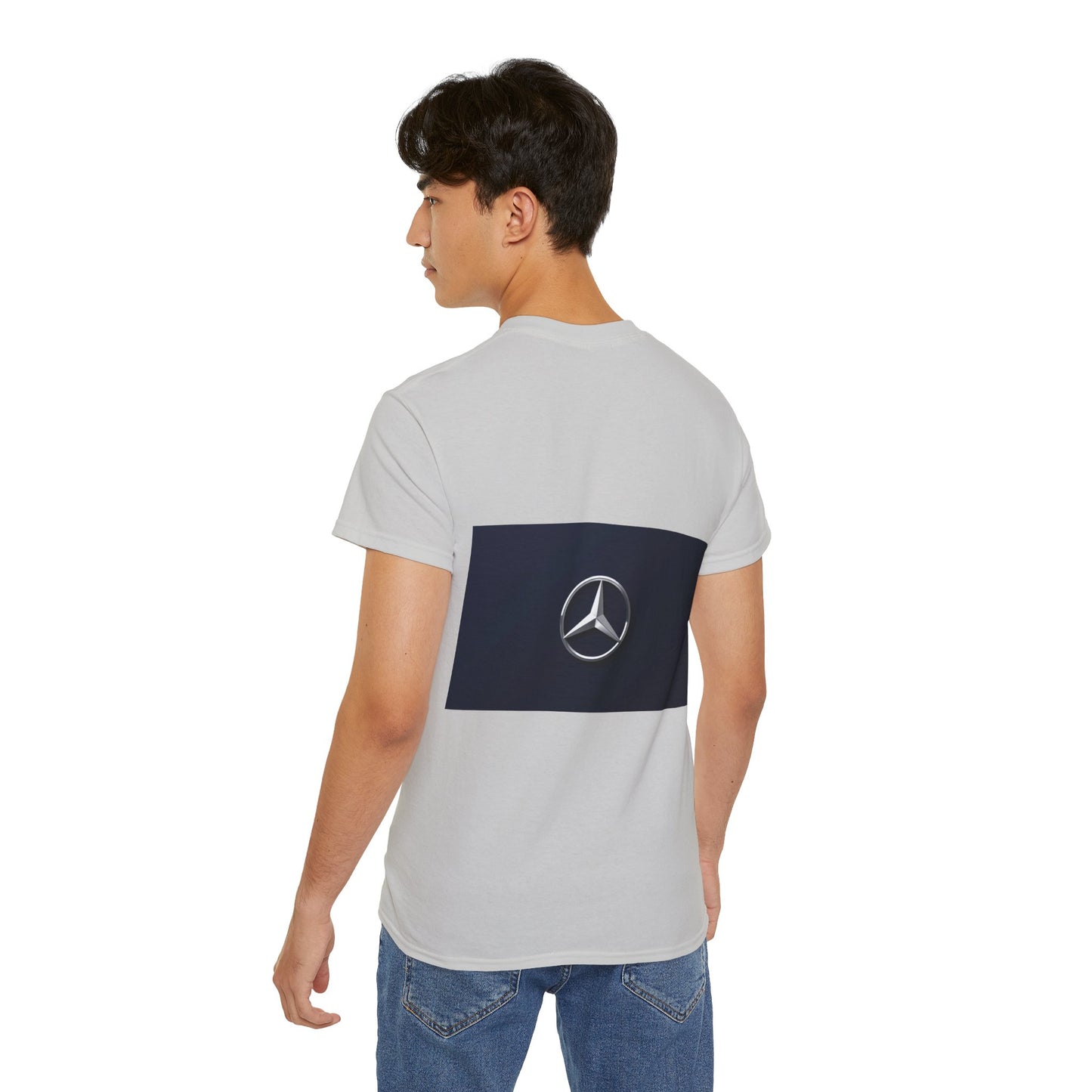 Mercedes-Benz Unisex Ultra Cotton Tee, Casual Car Enthusiast Shirt, Automotive Gift, Cool Summer Wear, Iconic Logo T-Shirt