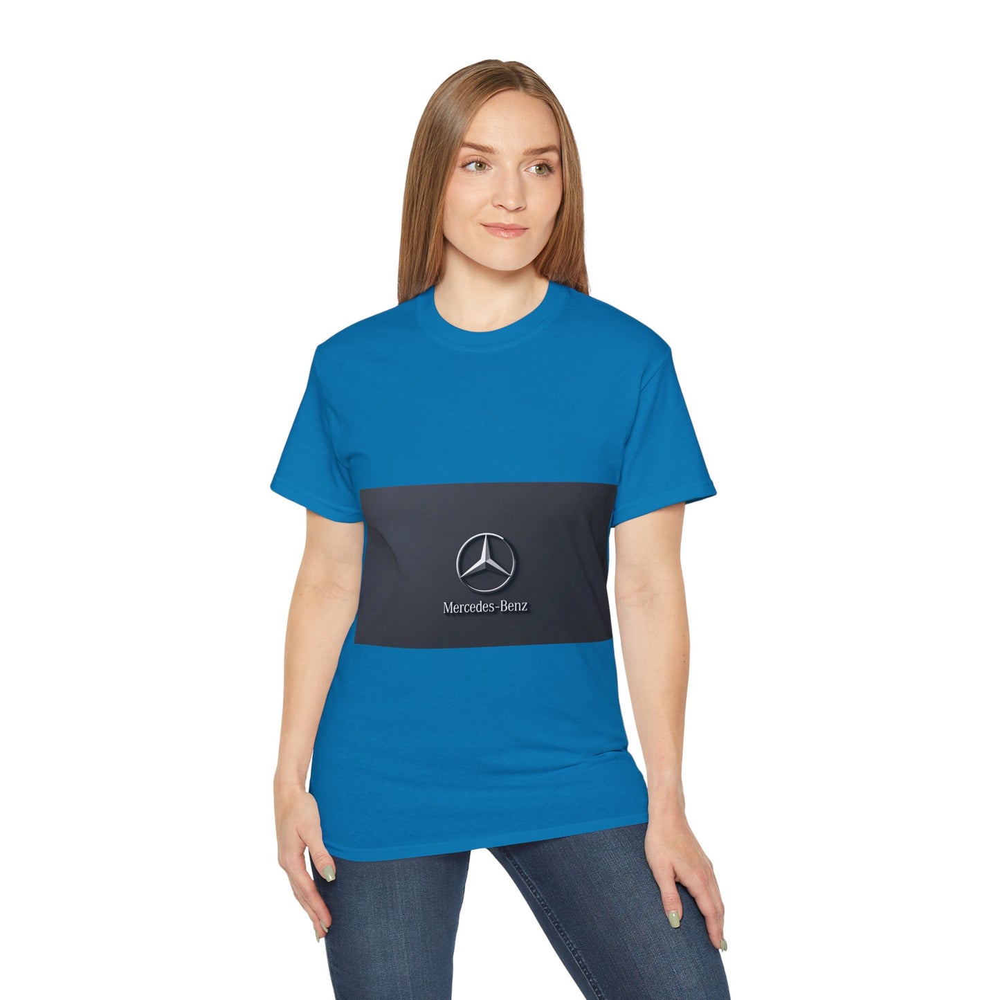 Mercedes-Benz Unisex Ultra Cotton Tee, Casual Car Enthusiast Shirt, Automotive Gift, Cool Summer Wear, Iconic Logo T-Shirt