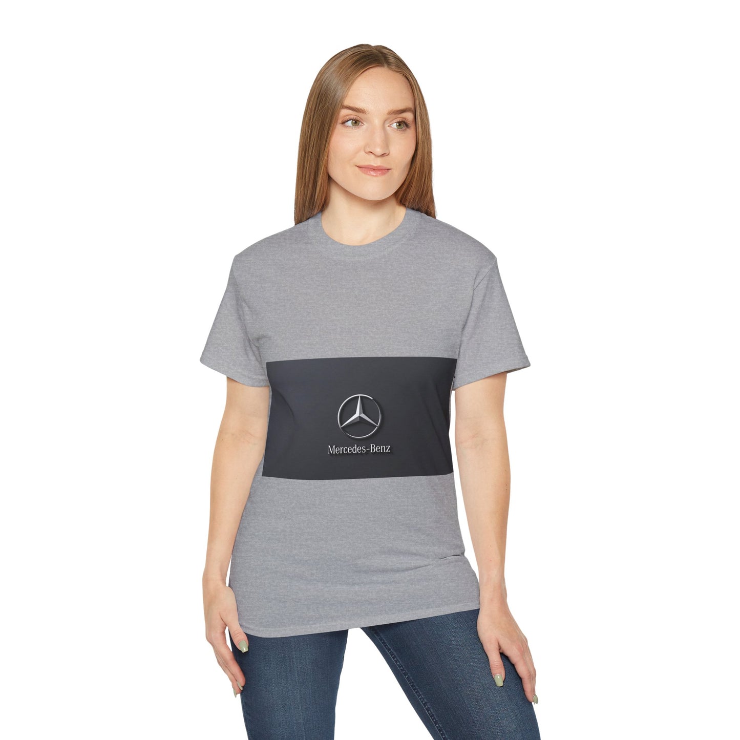 Mercedes-Benz Unisex Ultra Cotton Tee, Casual Car Enthusiast Shirt, Automotive Gift, Cool Summer Wear, Iconic Logo T-Shirt