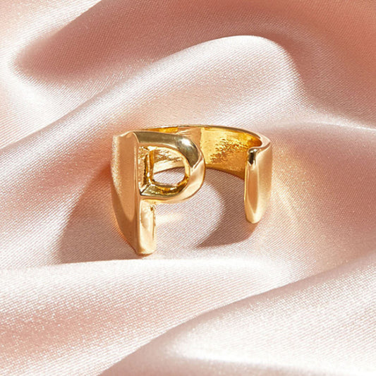 26 Uppercase English Letters Index Finger Ring