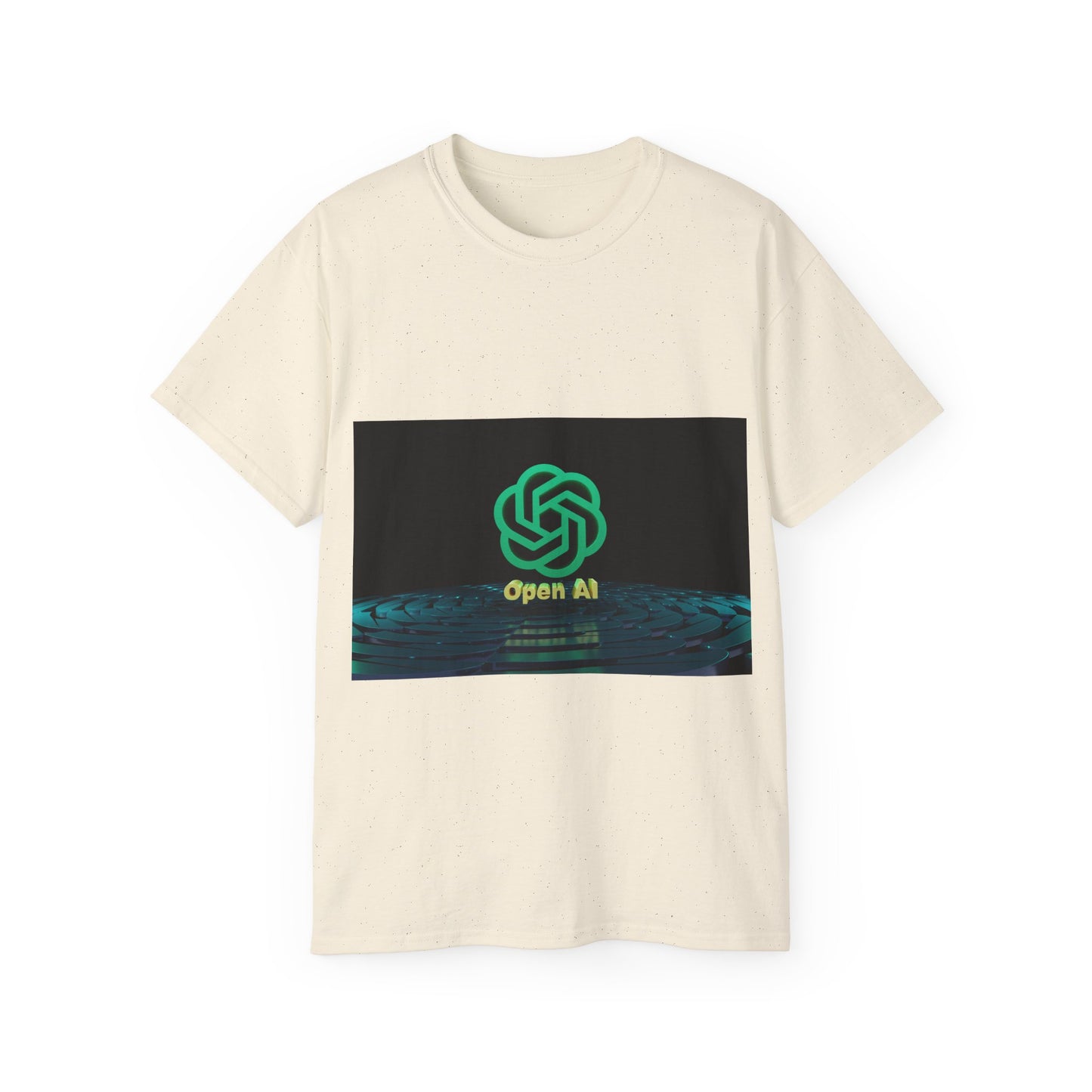 Open AI Inspired Unisex Ultra Cotton Tee, Tech T-Shirt, AI Graphic Tee, Geeky Gift, Casual Wear, Perfect for Events, Merchandise
