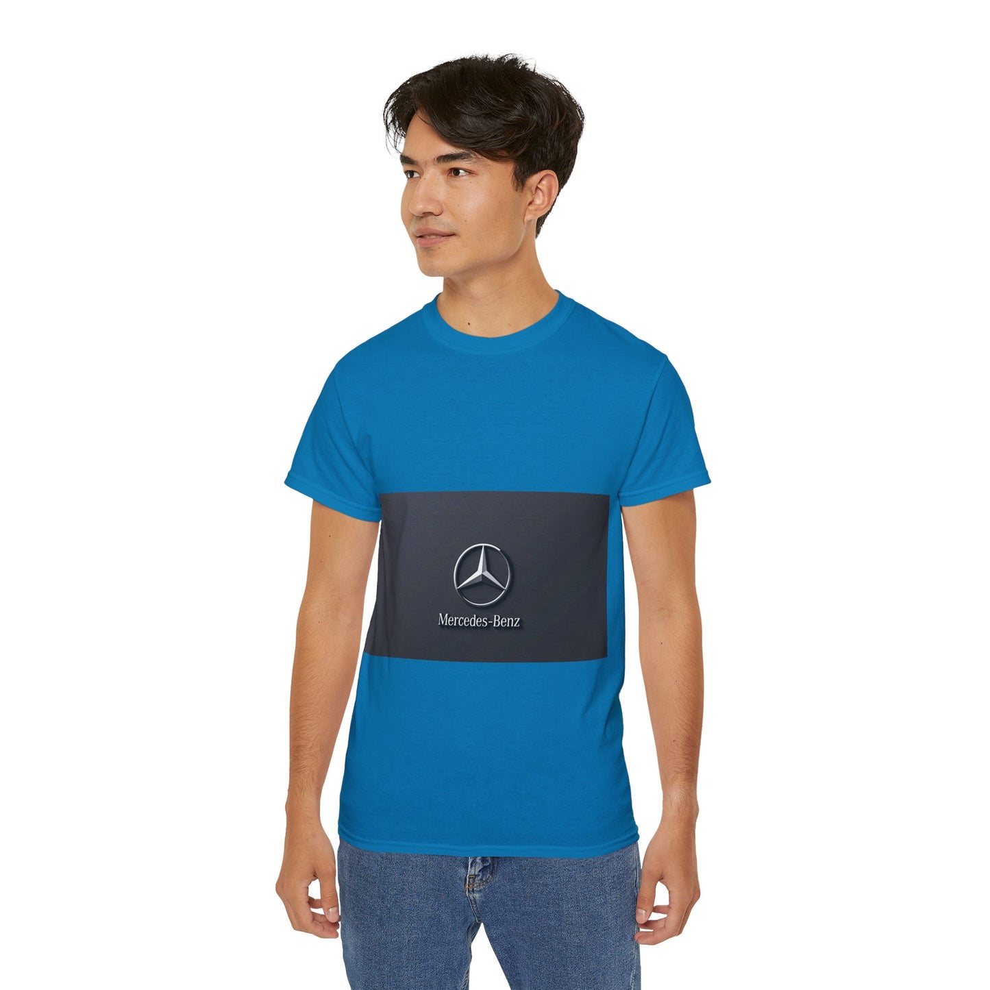 Mercedes-Benz Unisex Ultra Cotton Tee, Casual Car Enthusiast Shirt, Automotive Gift, Cool Summer Wear, Iconic Logo T-Shirt