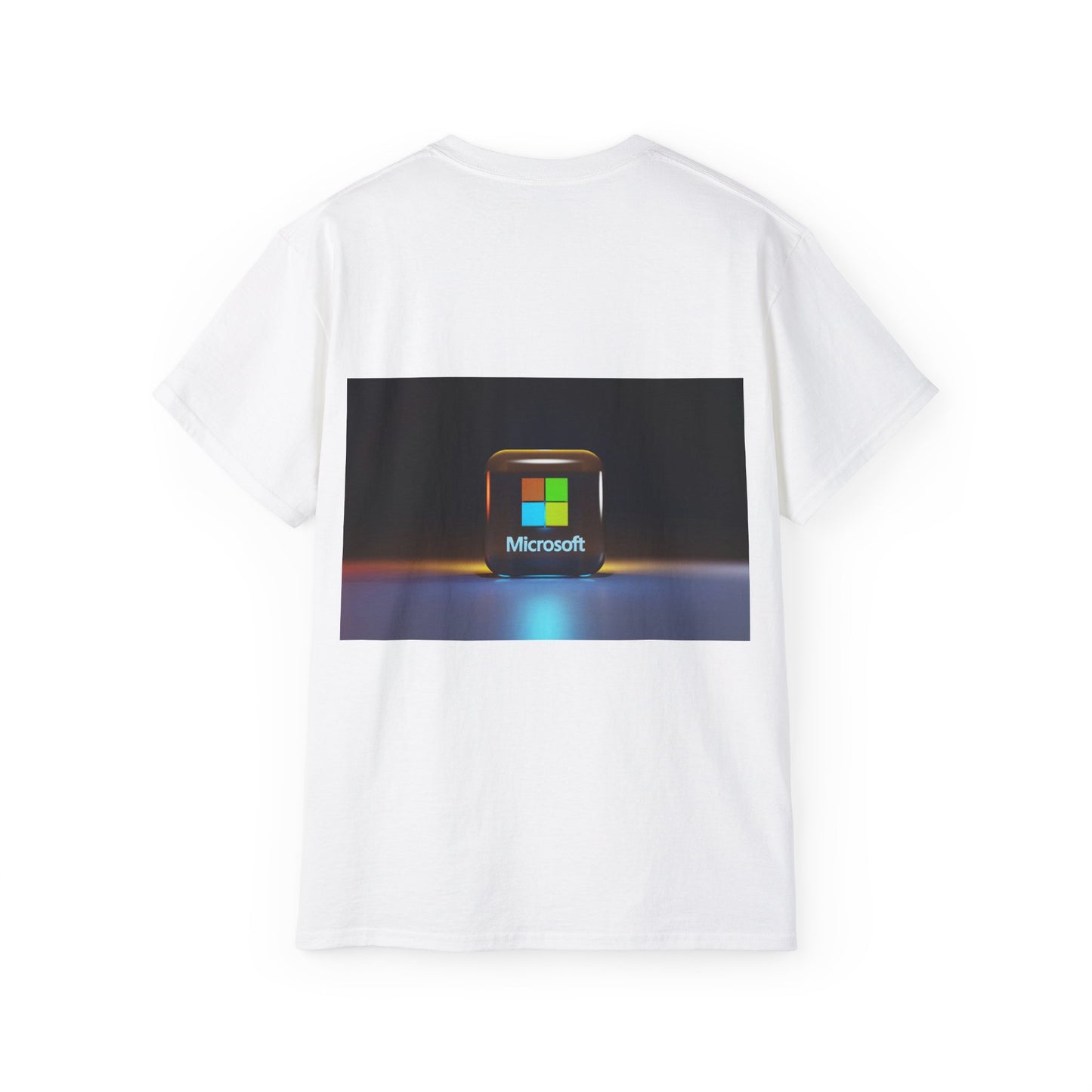 Retro Microsoft Graphic Tee, Gaming Shirt, Tech Fan Gift, Unisex Cotton T-Shirt, Vintage Style Top, Retro Logo Wear, Computer Humor Apparel