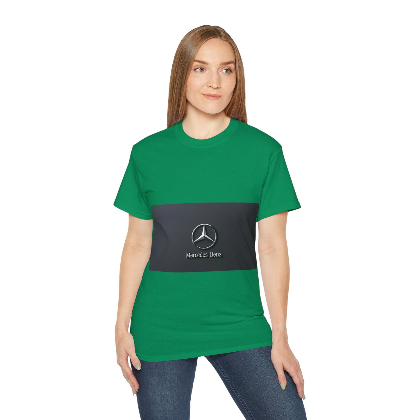 Mercedes-Benz Unisex Ultra Cotton Tee, Casual Car Enthusiast Shirt, Automotive Gift, Cool Summer Wear, Iconic Logo T-Shirt