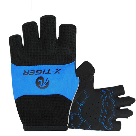 X TIGER Cross Border Cycling Gloves Half Finger Summer Men's And Women's Short Finger Cycling Gloves Thin Shock Absorbing Equipment