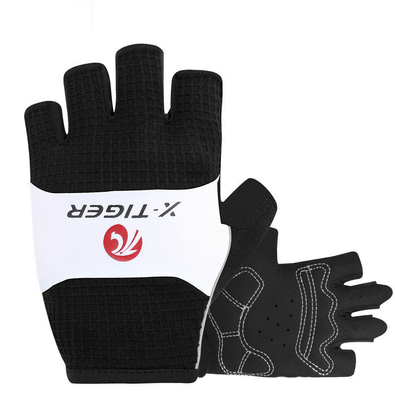 X TIGER Cross Border Cycling Gloves Half Finger Summer Men's And Women's Short Finger Cycling Gloves Thin Shock Absorbing Equipment