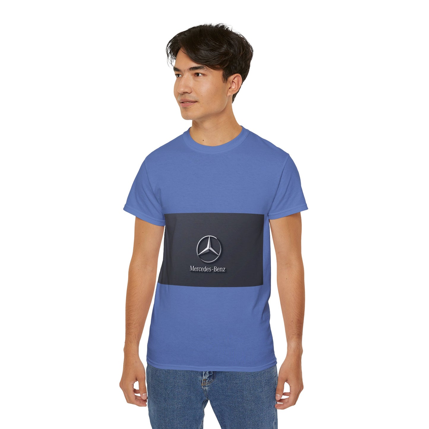 Mercedes-Benz Unisex Ultra Cotton Tee, Casual Car Enthusiast Shirt, Automotive Gift, Cool Summer Wear, Iconic Logo T-Shirt