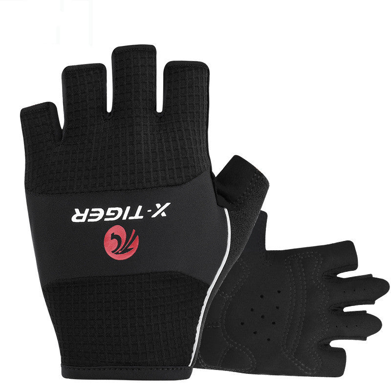 X TIGER Cross Border Cycling Gloves Half Finger Summer Men's And Women's Short Finger Cycling Gloves Thin Shock Absorbing Equipment
