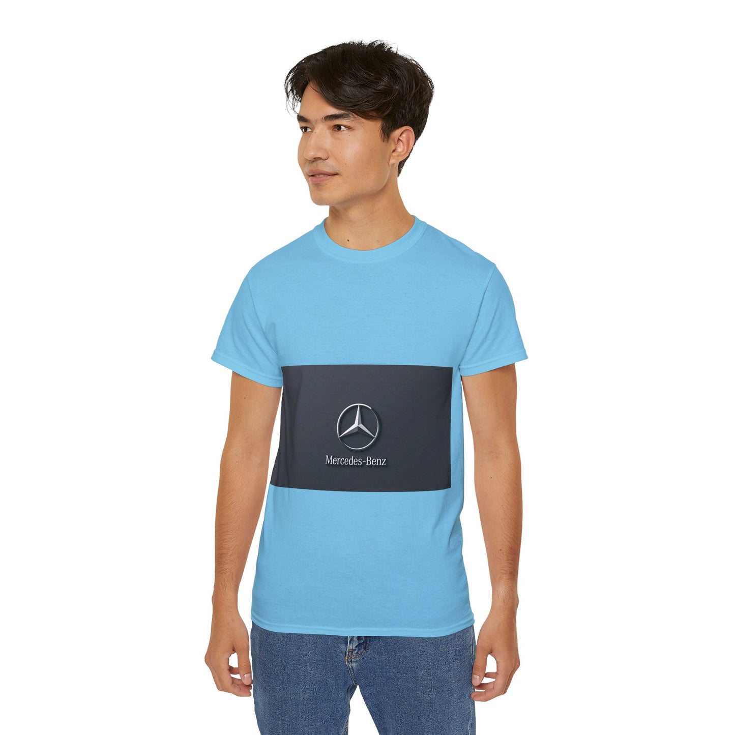 Mercedes-Benz Unisex Ultra Cotton Tee, Casual Car Enthusiast Shirt, Automotive Gift, Cool Summer Wear, Iconic Logo T-Shirt