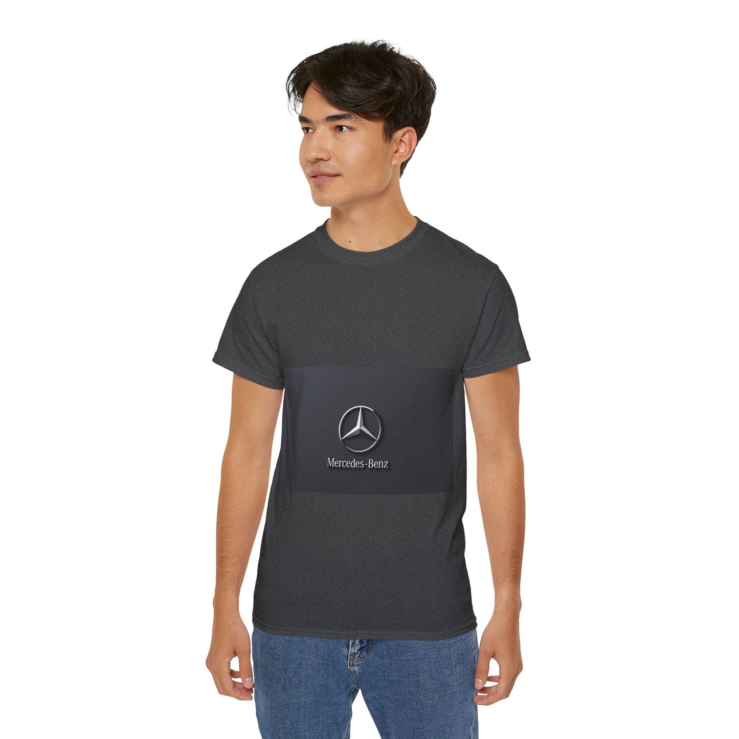 Mercedes-Benz Unisex Ultra Cotton Tee, Casual Car Enthusiast Shirt, Automotive Gift, Cool Summer Wear, Iconic Logo T-Shirt