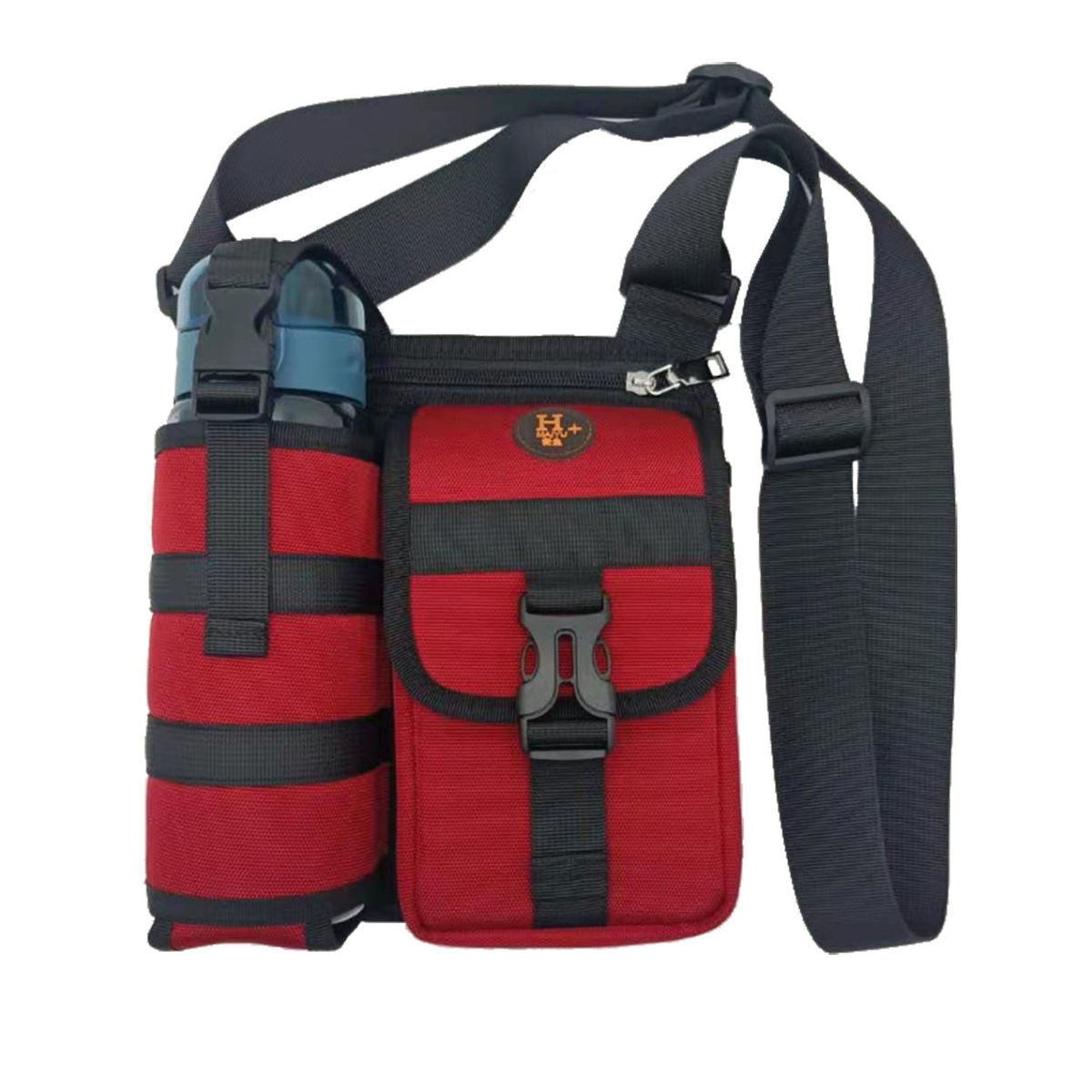 New Shoulder Men's Bag Casual Walking Cup Bag Outdoor Travel Small Backpack Wear-resistant Waterproof Practical Satchel