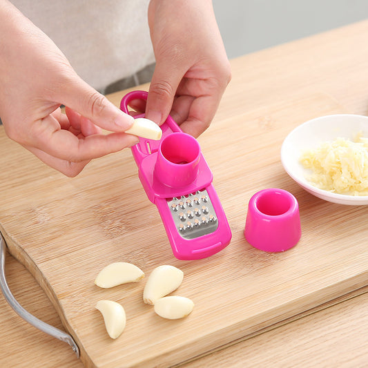 Household Multifunctional Garlic Grinder Creative Garlic Grinder Garlic Press Garlic Puree Garlic Peeling Artifact Kitchen Gadgets