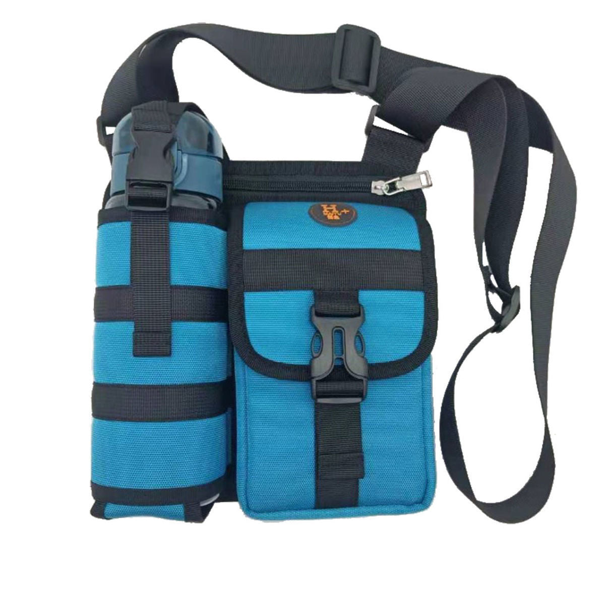 New Shoulder Men's Bag Casual Walking Cup Bag Outdoor Travel Small Backpack Wear-resistant Waterproof Practical Satchel