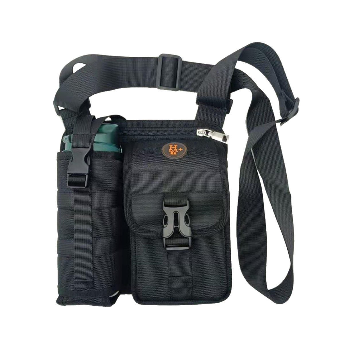 New Shoulder Men's Bag Casual Walking Cup Bag Outdoor Travel Small Backpack Wear-resistant Waterproof Practical Satchel