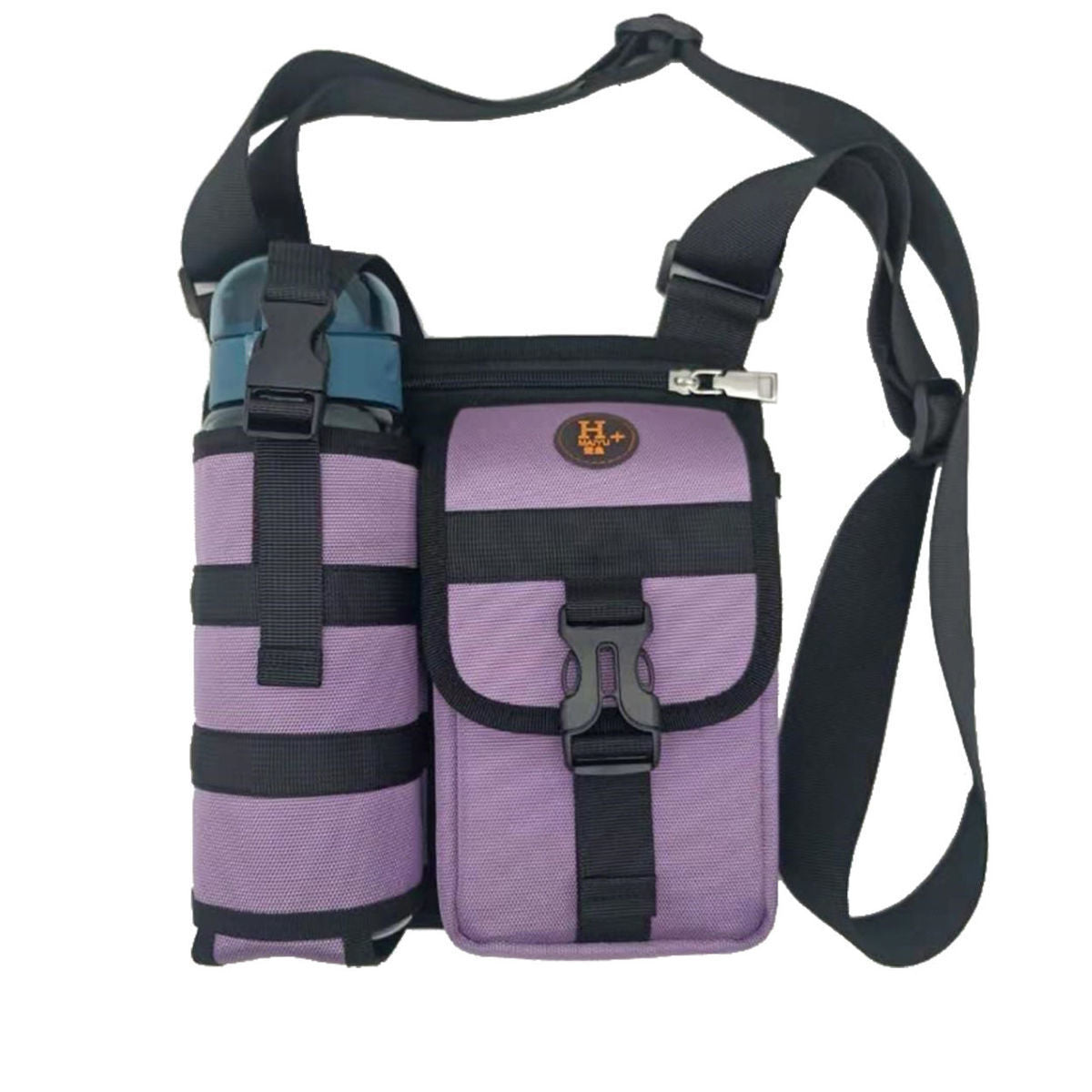 New Shoulder Men's Bag Casual Walking Cup Bag Outdoor Travel Small Backpack Wear-resistant Waterproof Practical Satchel
