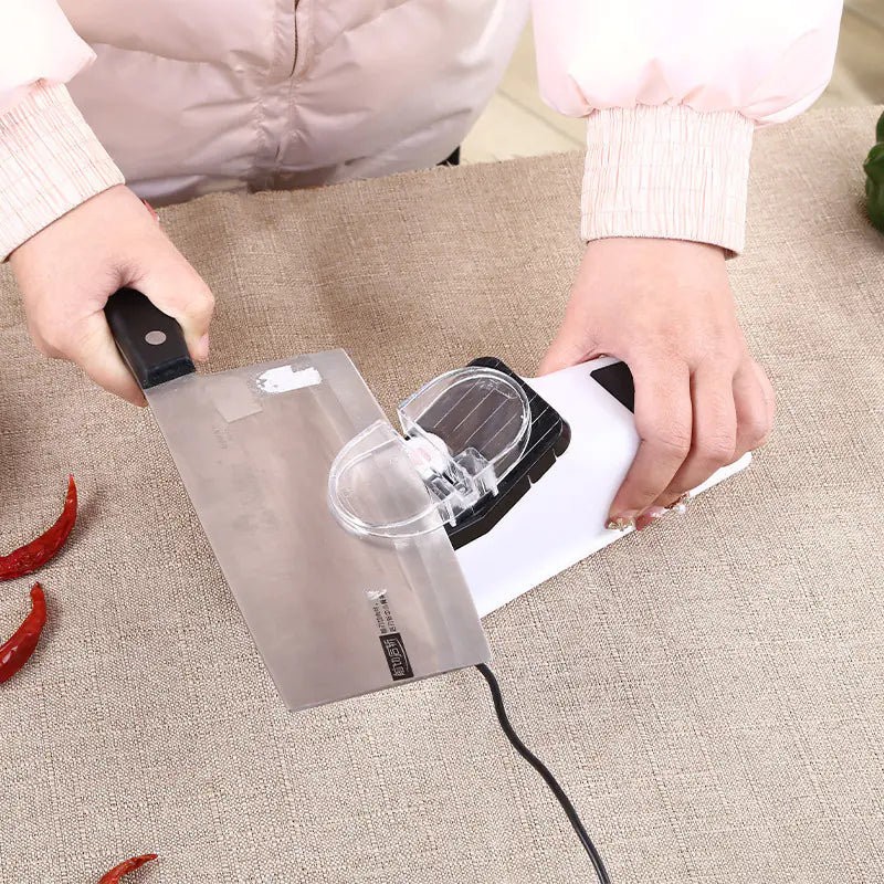 Portable Electric Knife Sharpener for Kitchen Use
