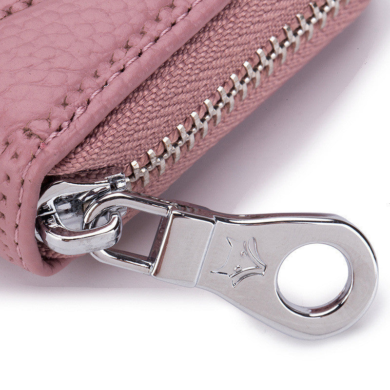 Zipper ID Holder NFC Shielding Card Holder Small Coin Purse