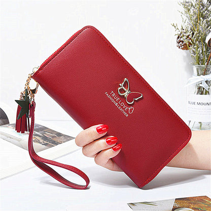 Korean Style Butterfly Hollow Metal Ladies Clutch