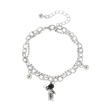 French Retro Double-layer Bracelet For Women