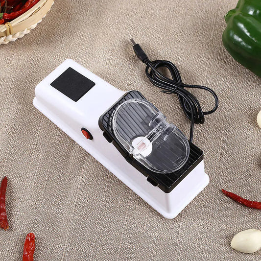 Portable Electric Knife Sharpener for Kitchen Use