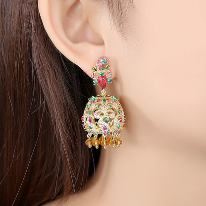 Women's Creative Color Fashion Stud Earrings