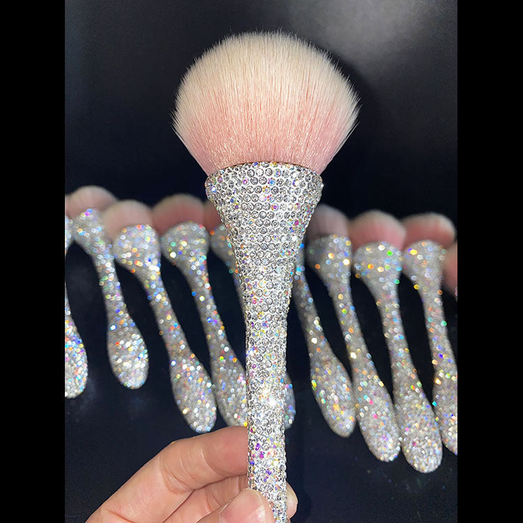 Diamond Studded Small Waist Makeup Full Of Diamond Goblet Loose Powder Brush