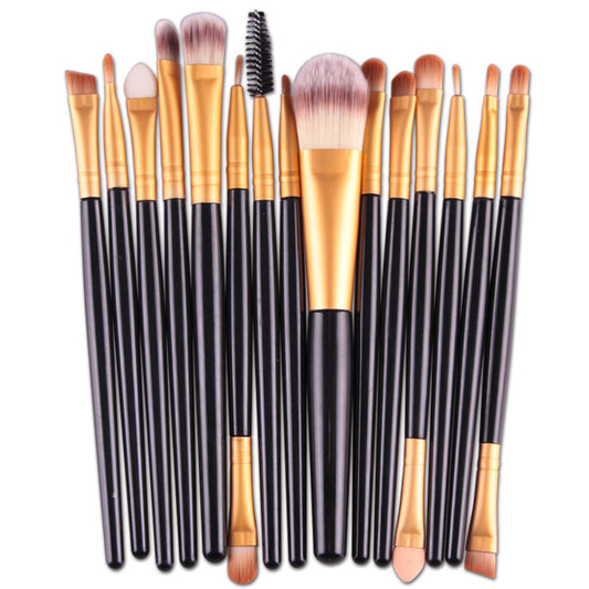 Set Of 15 Makeup Brushes