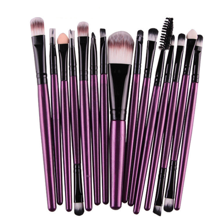 Set Of 15 Makeup Brushes