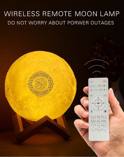 Ramadan Gift Qulan Sound Box Qulan Muslim Bluetooth Speaker Colorful Moon Light One Replacement