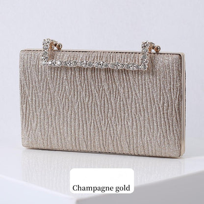 Pleated evening bag