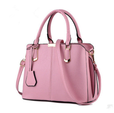 Solid Color Fashion Ladies Handbag Large Capacity