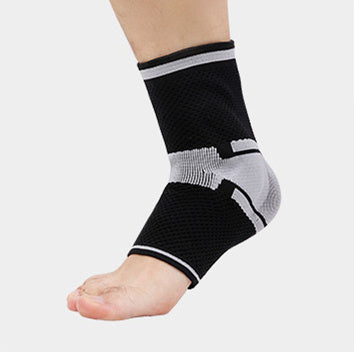 Color Flat Knitting Knitting Sports Silicone Ankle Support