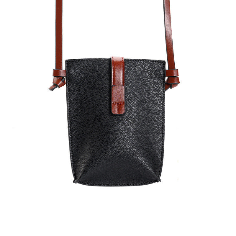 Ladies One Shoulder Slant Vertical Phone Bag