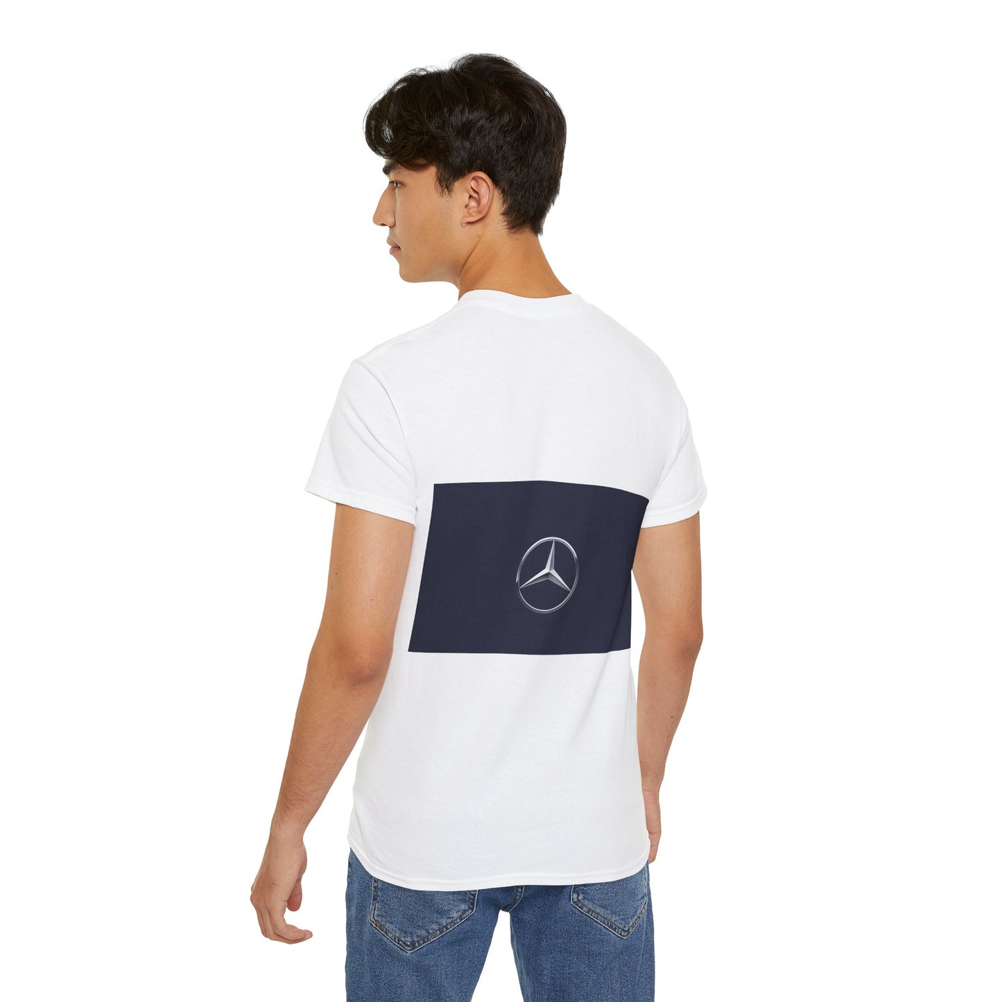 Mercedes-Benz Logo Unisex Ultra Cotton Tee, Car Enthusiast Gift, Casual Wear, Automotive Apparel, Graphic T-Shirt