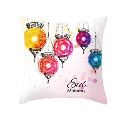 Muslim Halal Ramadan Eid Mubarak Home Decor Pillowcase