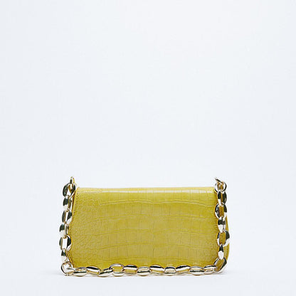 Mini One-shoulder Carry Underarm Bag With Chain