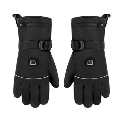 Winter Electric Heated Gloves Motorcycle Touch Screen Gloves