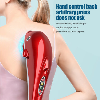 Electric Multifunctional Dolphin Massager For Neck Waist And Shoulder