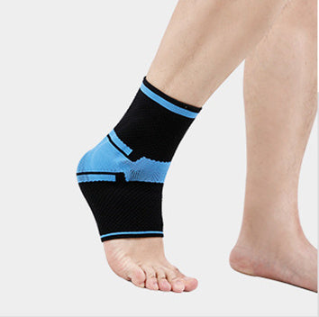 Color Flat Knitting Knitting Sports Silicone Ankle Support