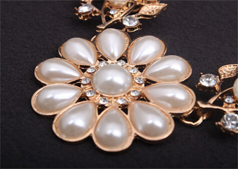 Bohemian Nightclub Atmosphere Short Necklace Pearl