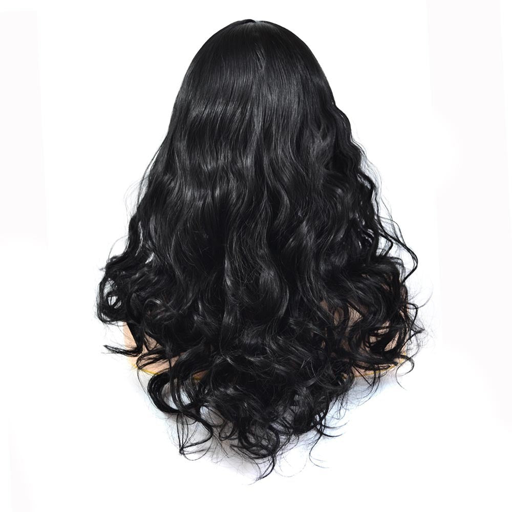 Wig Female Middle Point Big Wavy Long Curly Hair Headgear