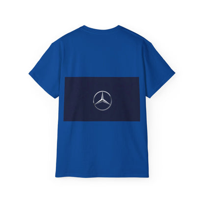 Mercedes-Benz Logo Unisex Ultra Cotton Tee, Car Enthusiast Gift, Casual Wear, Automotive Apparel, Graphic T-Shirt