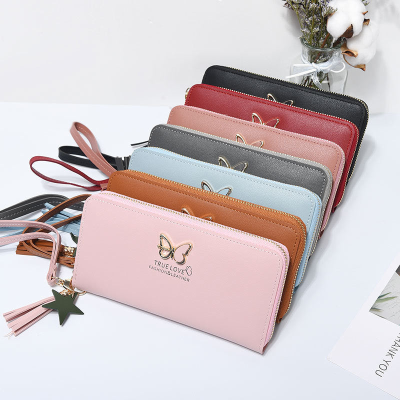 Korean Style Butterfly Hollow Metal Ladies Clutch